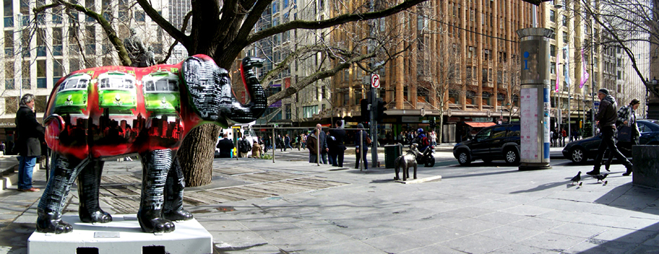 Sculpture Swanston/Collins Sts.
